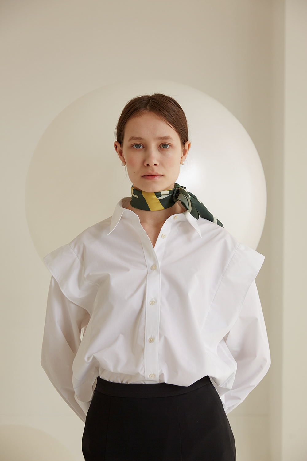 [2 re-order] ANTHÈSE Ailes shirts, white