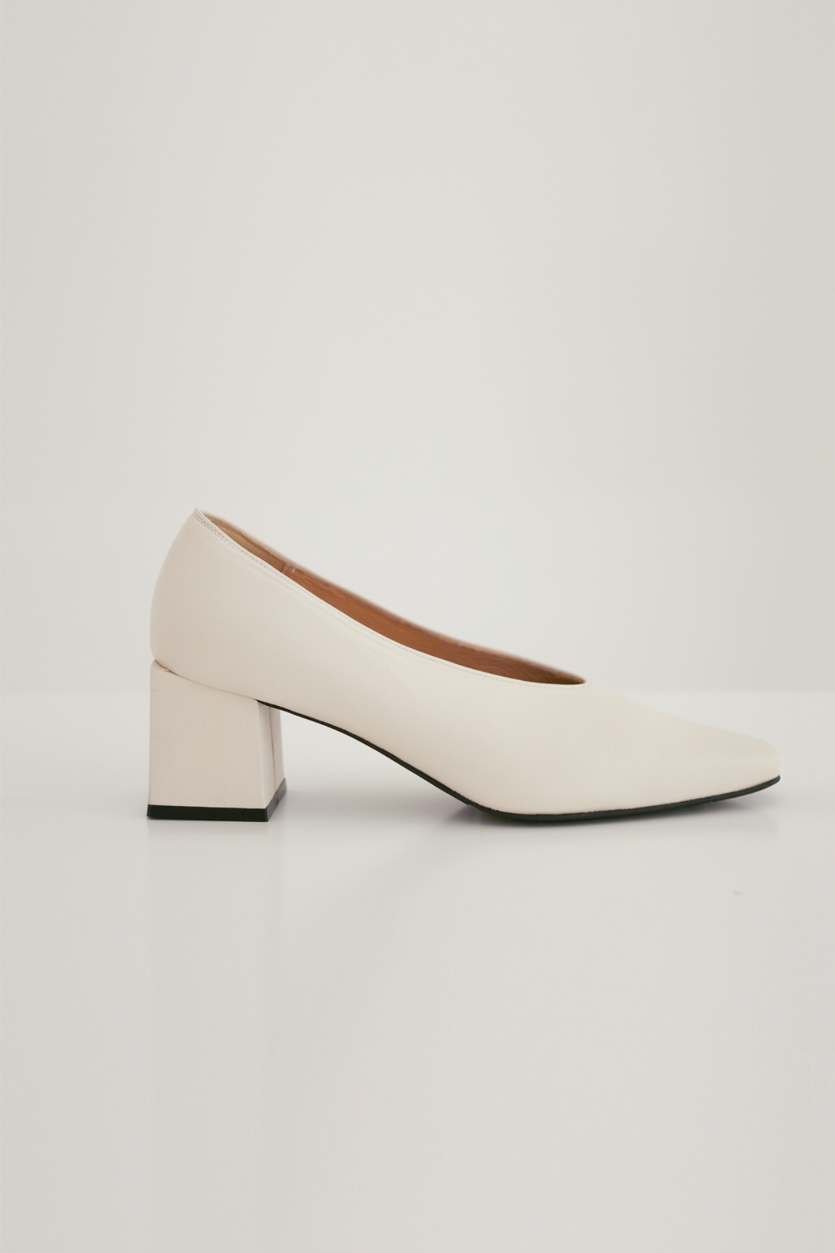 ANTHÈSE venica square middle heel, ivory (40%)당일발송